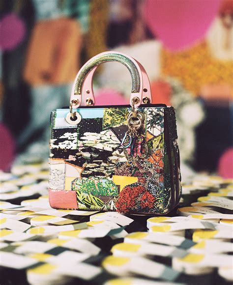 lady dior art bag